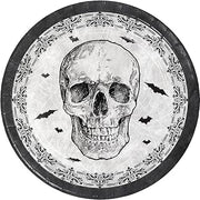 Creative Converting Halloween Skull Paper Plates, 8 ct
