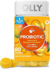 OLLY Probiotic Gummy, Immune System & Digestive Support*, Mango - 80 Count