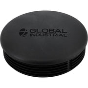 Steel Bollard w/Chain Slots & Removable Cap by Global Industrial – Steel, Yellow, Model 670536M