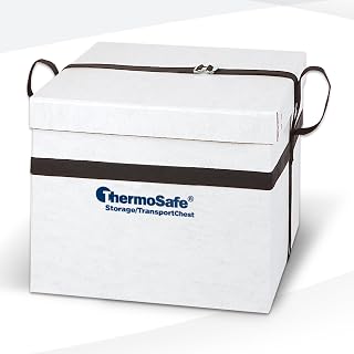 Thermosafe 306 Storage and Transport Chest Container with Fiberboard Case, 2.5 cu. ft. Volume, 21" L x 21" W x 19.75" H