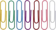 Sparco S.P. Richards Company Paper Clips, Vinyl Coated, Jumbo, No. 2, 250 per Box, Assorted (SPR01604)
