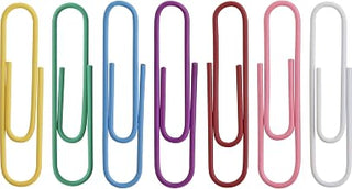 Sparco S.P. Richards Company Paper Clips, Vinyl Coated, Jumbo, No. 2, 250 per Box, Assorted (SPR01604)