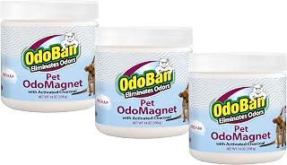 OdoBan OdoMagnet Pet Odor Eliminator with Activated Charcoal, 14 Ounce 3-Pack, Fresh Air Scent
