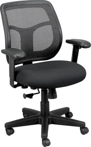 Eurotech Black / Original Foam Seat / Medium Home Office Desk Chairs