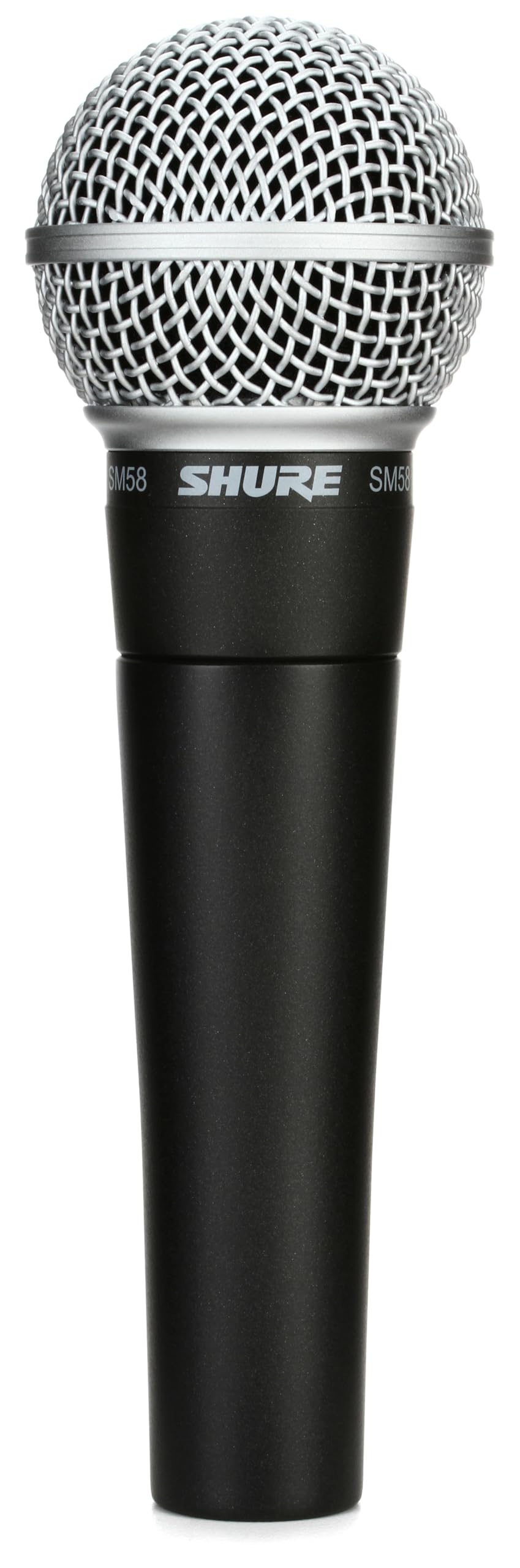 SM58 Cardioid Dynamic Vocal Microphone (2-Pack) by Shure – Stainless Steel, Pack of 2, Model SM58-LC-2pk