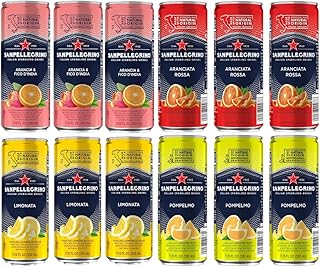 San Pellegrino Sparkling Fruit Beverages Variety Pack - 11.15 Fl Oz Cans (12 Pack)