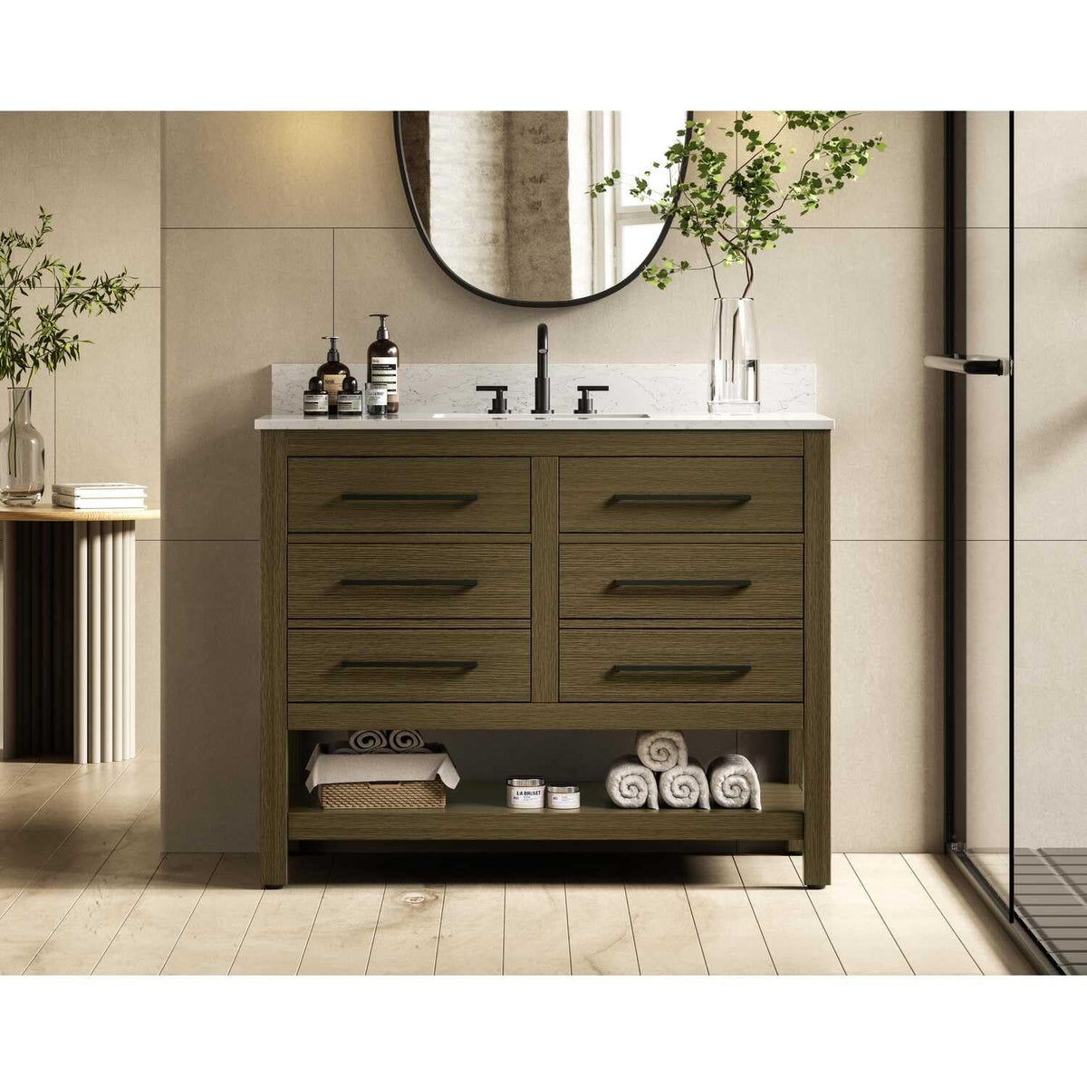 Bathroom Vanity Chestnut Brown by karson – Chestnut Brown