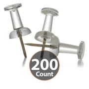 Push Pins by Officemate – 200 count, Clear, Model 35711
