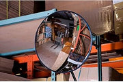 Global Industrial Round Glass Convex Mirror, Indoor, 26" Diameter