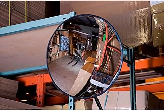 Global Industrial Round Glass Convex Mirror, Indoor, 26" Diameter