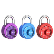 Master Lock Red, Purple. Blue / 3 Pack / 3 Pack; Assorted Combination Padlocks