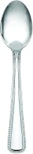 Thunder Group SLNP001 Demitasse Spoon, 18/0 Stainless Steel, Mirror-Finish, Jewel, Pack of 12