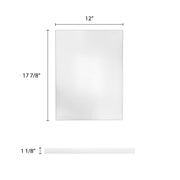 Excellanté 18"L x 12"W / White / 1 Cutting Boards