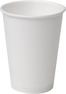 Georgia-Pacific Dixie PerfecTouch, Insulated Paper Hot Coffee Cup by GP PRO, White, 5342W, 1,000 Count (50 Cups Per Pack, 20 Sleeves Per Case)