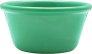 Thunder Group Melamine ramekin collection 4 oz, 3 3/8" smooth ramekin, green, comes in dozen