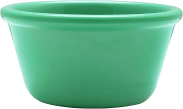 Thunder Group Melamine ramekin collection 4 oz, 3 3/8" smooth ramekin, green, comes in dozen