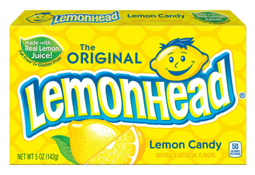 Wholesale LEMONHEAD 5 OZ by Ferrara – 5 Ounces, Yellow, Pack of 12, Model 301489