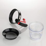 TOZNKKI Fat Separator with Bottom Release, 4 Cup Capacity, Clear