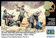 Masterbox Master Box Hand to Hand Combat Soviet Marines and German Infantry Eastern Front 1941-42 (5) Figure Model Building Kits (1:35 Scale)