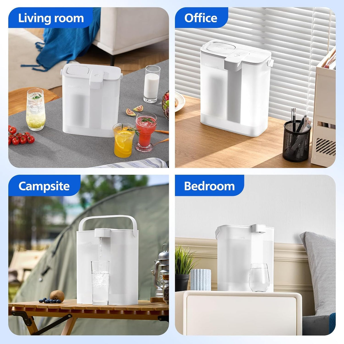 PHILIPS 12-Cup / White / 100.0 ounces Under-Sink & Countertop Filtration