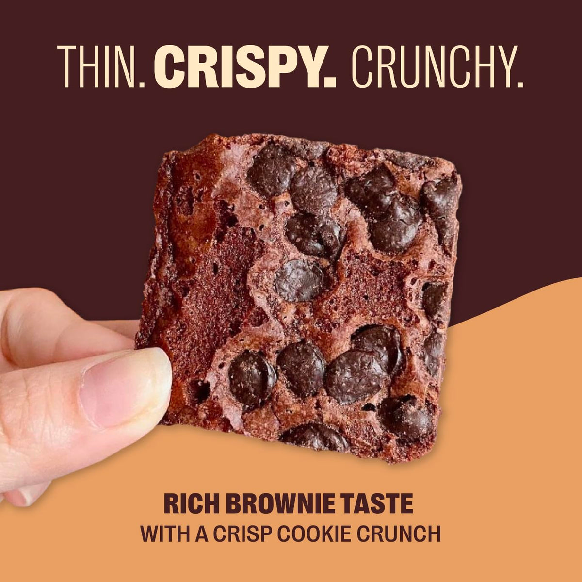 Brownie Brittle Chocolate / 5 Ounce (Pack of 6) / Holiday Brittle