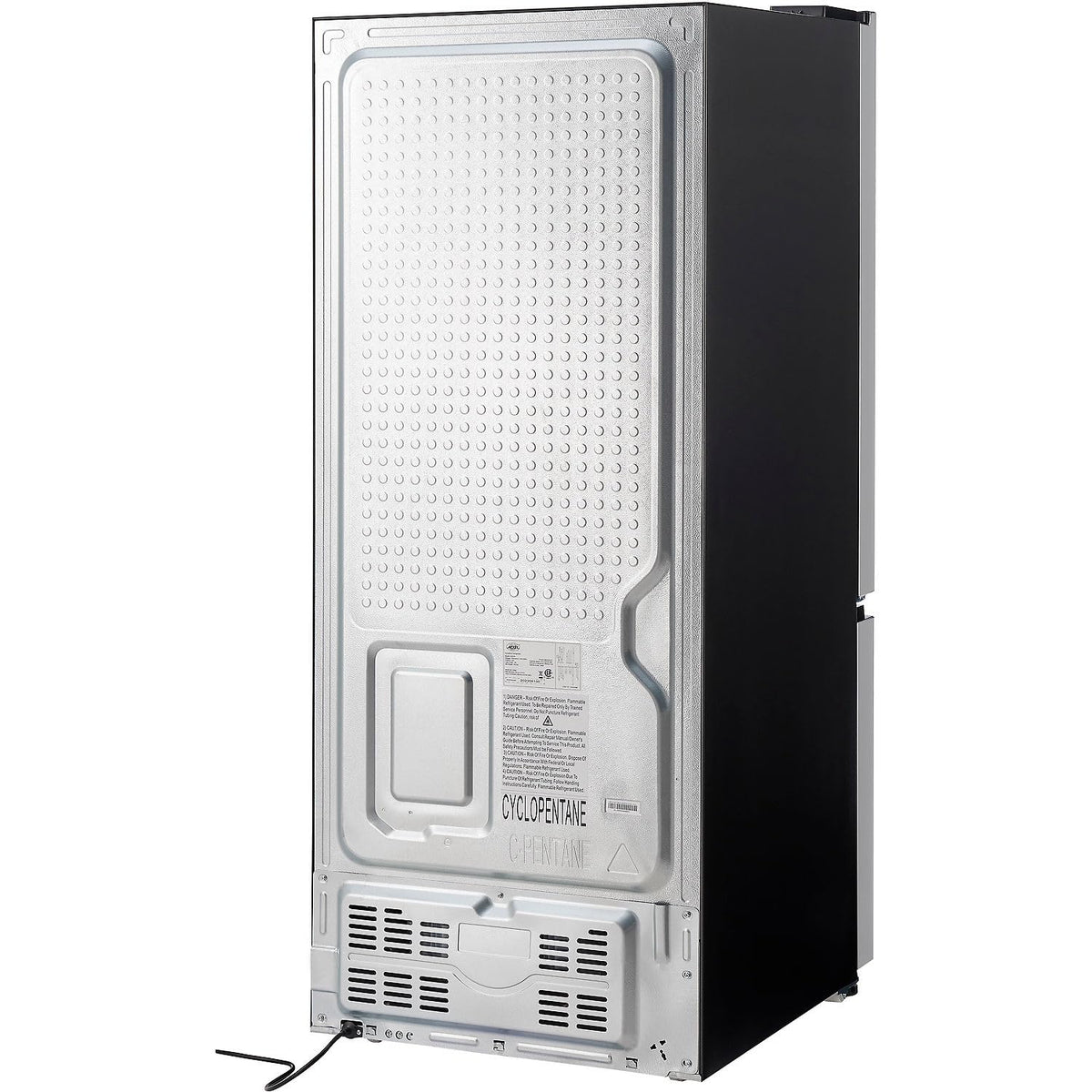 Refrigerator & Freezer Combo by Global Industrial – 16.0 cubic_feet, Stainless Steel, Model BCD-455WTE