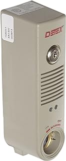 Detex EAX500 Battery Powered Door or Wall Mount Exit Alarm, 2.10" W x 2.375" D x 7.70" L