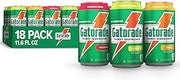 Gatorade Thirst Quencher, 3-Flavor Variety, 12 Fl Oz Cans (Pack of 18)