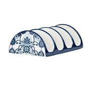 10 Strawberry Street Set of 2 Taco Cradles / Talavera Blue / 1 Serveware Accessories