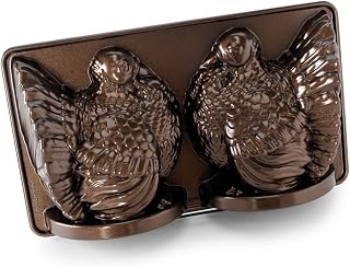 Nordic Ware 3-D Turkey Baking Pan, Bronze