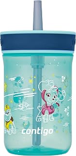 Contigo Leighton Straw Tumbler, 14 oz, Jade Vine PAW Patrol