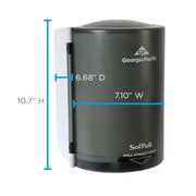 SofPull Junior Centerpull Paper Towel Dispenser by GP PRO () by Georgia-Pacific – Junior Capacity, Plastic, Black, Model 58008