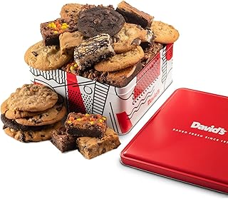David's COOKIES Fresh-Baked Gourmet Assorted Cookies & Brownies, 22 Count