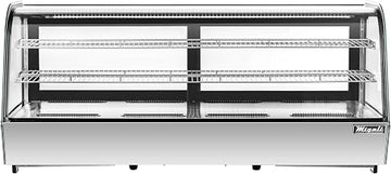 Migali C-88CTC-60 60” Wide Counter-Top Straight Glass Display Case Refrigerator