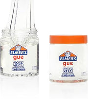 Elmer's Gue Premade Slime, Glassy Clear Slime, Great for Mixing in Add-ins, 2 Count