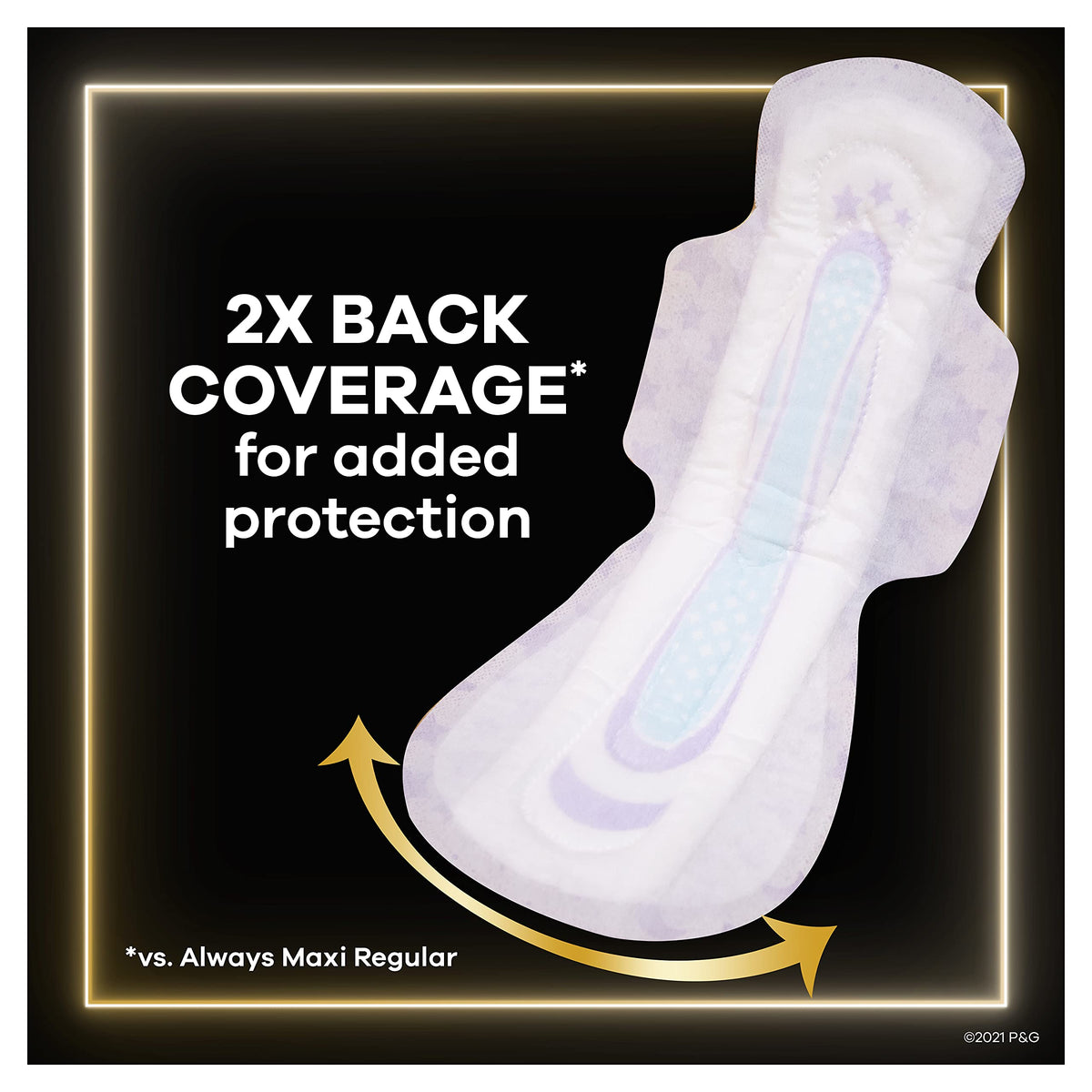 ZZZ Overnight Pads with Wings Size 6 - Unscented, 20 Count by Always – overnight, Model Overnight Disposable Period Underwear
