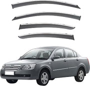 Channel Extra Durable Rain Guards for Chery Elara [MK1 2006-2010], Rain Guards, Window Visors for Cars, Vent Deflector, Car Accessories