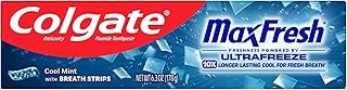 Colgate MaxFresh Fluoride Toothpaste, Cool Mint, 6.3 oz
