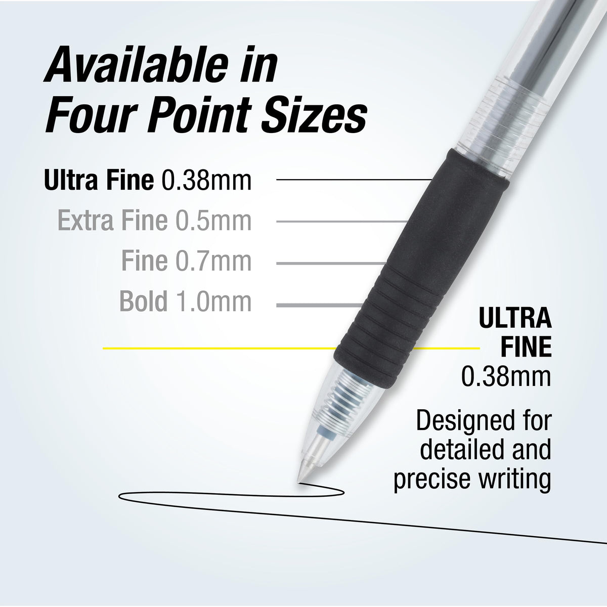 G2 Premium Retractable Rolling Ball Black Gel Pens by PILOT – 12 Count (Pack of 1), Rubber, Black Ink, Model 31277