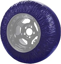 Allstar Performance Tire Cover, Dirt Tires, 85 to 89 in Circumference Tire, Vinyl, Blue, Set of 4 (ALL44222)