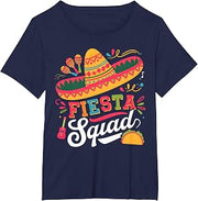 Cinco de Mayo Fiesta Squad Family Matching Group Adults Kids T-Shirt