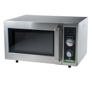 0.9 Cubic Feet Commercial Microwave by Winco – .9 Cubic Feet, 0.9 cubic_feet, Stainless Steel, Silver, Model EMW-1000SD