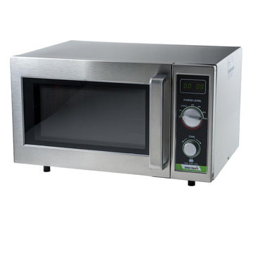 0.9 Cubic Feet Commercial Microwave by Winco – .9 Cubic Feet, 0.9 cubic_feet, Stainless Steel, Silver, Model EMW-1000SD