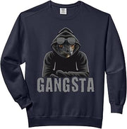 Gangsta - Animal Emu Lover Zookeeper Ornithologist Comfort Colors Adult Sweatshirt