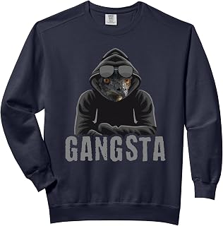 Gangsta - Animal Emu Lover Zookeeper Ornithologist Comfort Colors Adult Sweatshirt