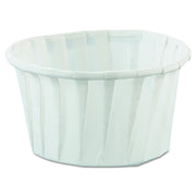 4 oz Treated Paper Portion Cup (Case of 5000) by SOLO – 4 Ounce Pack of 10, 4.0 ounces, Paper, White, Pack of 5000