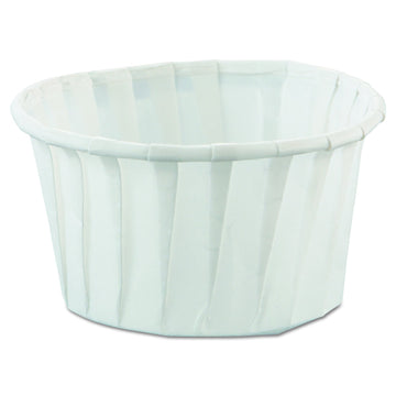 4 oz Treated Paper Portion Cup (Case of 5000) by SOLO – 4 Ounce Pack of 10, 4.0 ounces, Paper, White, Pack of 5000