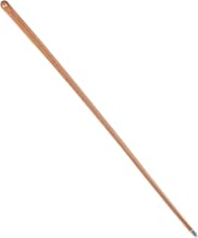 Carlisle FoodService Products 4526700 Lacquered Wood Broom Handle with Metal Threaded Tip, 60" Length, 15/16" Diameter (Pack of 12)