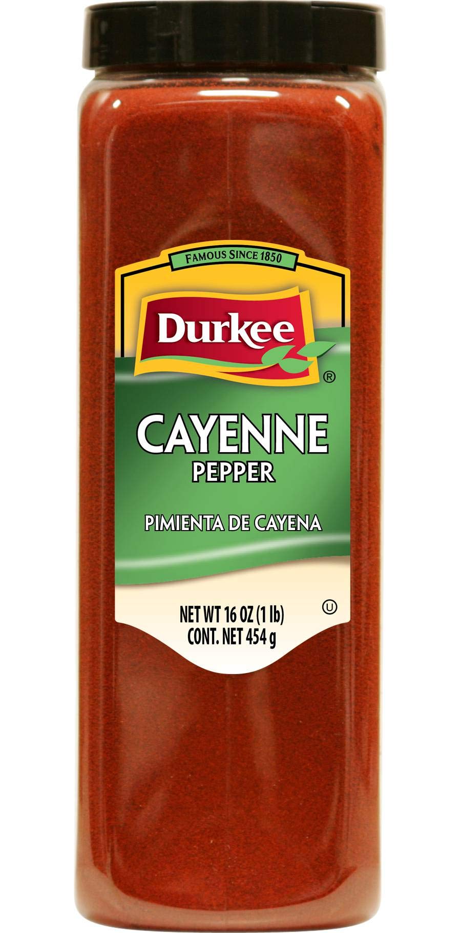Cayenne Pepper - 16 oz. container by Durkee – Pack of 6
