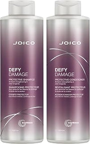 Joico Defy Damage Protective Shampoo & Conditioner | For Color-Treated Hair | Strengthen Bonds & Preserve Hair Color | With Moringa Seed Oil & Arginine